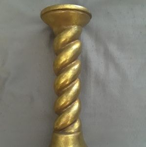 Twisted Style Gold Candleholder